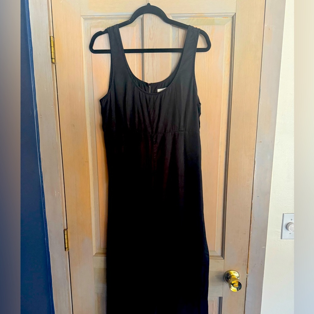 Outerknown black cropped jumpsuit